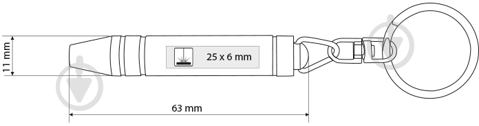 Брелок-отвертка Slavic черная 33.135.10 - фото 2 Брелок-отвертка Slavic черная 33.135.10 - фото 2
