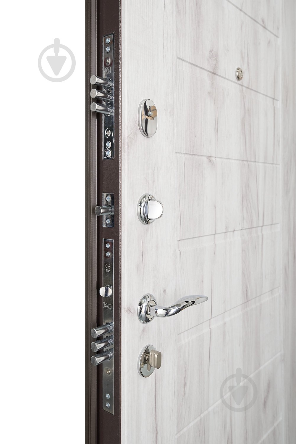 Дверь входная Abwehr АМ-462 086Л (V) (ШБр+ДКфБ) Avers+Kale НЧ шагрень бронза / дуб кремовый 2050х860 мм левая - фото 6