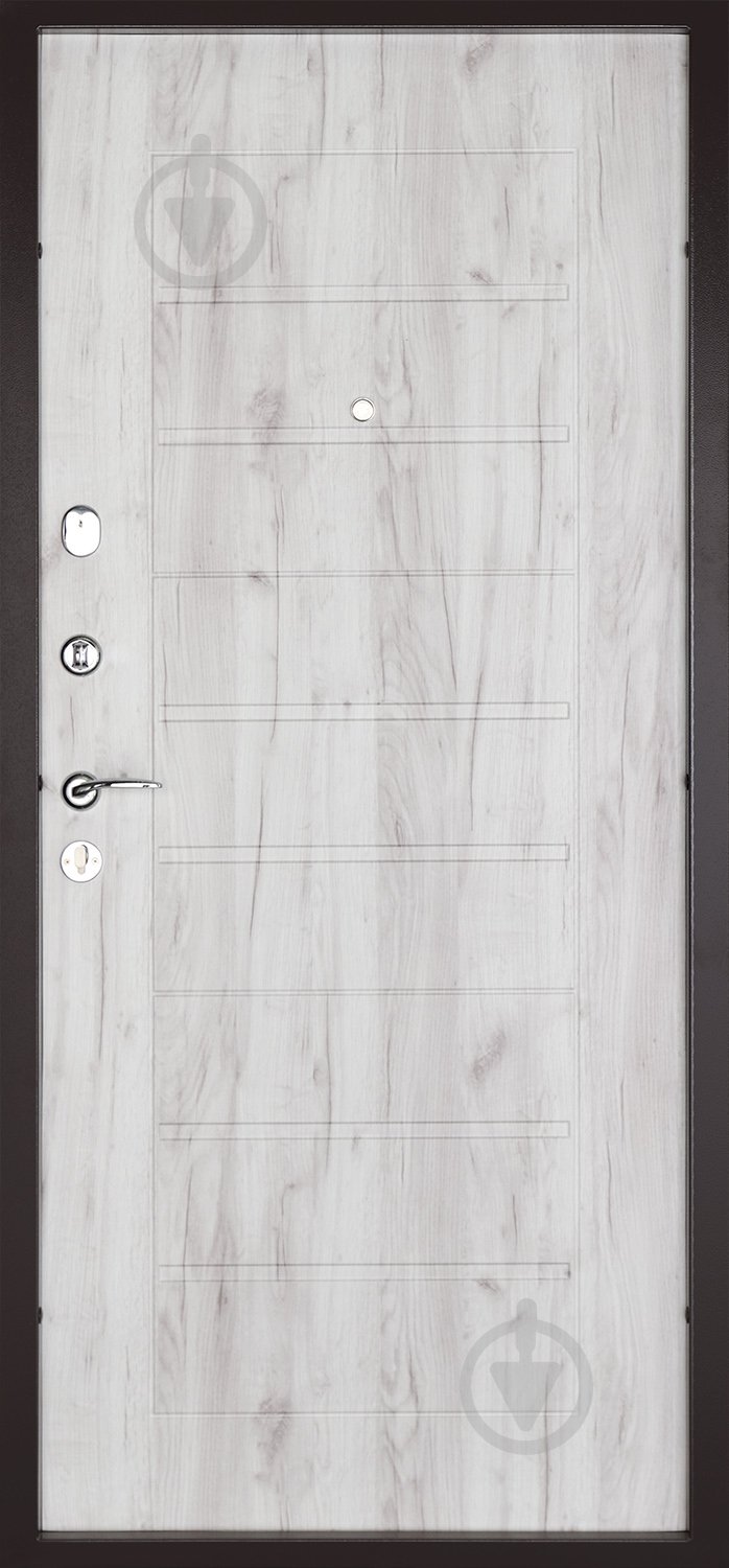 Дверь входная Abwehr АМ-462 096Л (V) (ШБр+ДКфБ) Avers+Kale НЧ шагрень бронза / дуб кремовый 2050x960 мм левая - фото 3 Дверь входная Abwehr АМ-462 096Л (V) (ШБр+ДКфБ) Avers+Kale НЧ шагрень бронза / дуб кремовый 2050x960 мм левая - фото 3