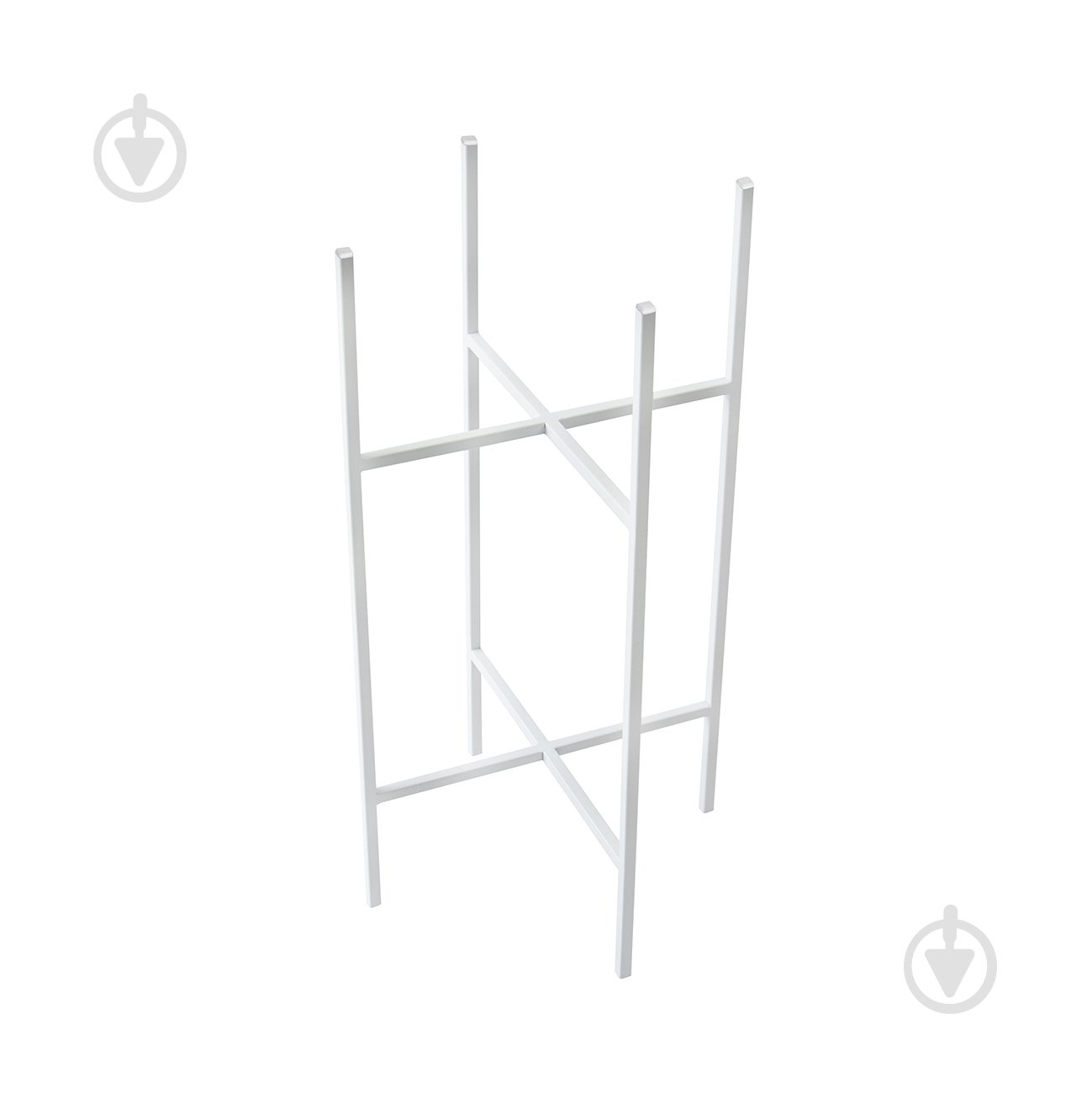 Подставка для растений Vitan Олеандр 30х30x55 см белый - фото 1 Подставка для растений Vitan Олеандр 30х30x55 см белый - фото 1