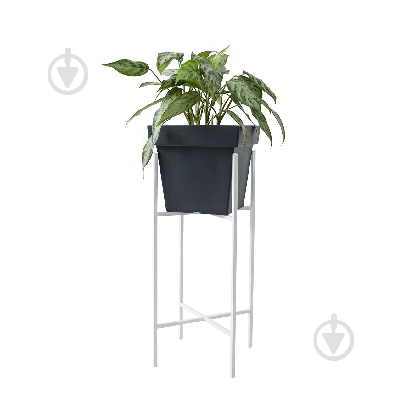 Подставка для растений Vitan Олеандр 30х30x55 см белый - фото 2 Подставка для растений Vitan Олеандр 30х30x55 см белый - фото 2