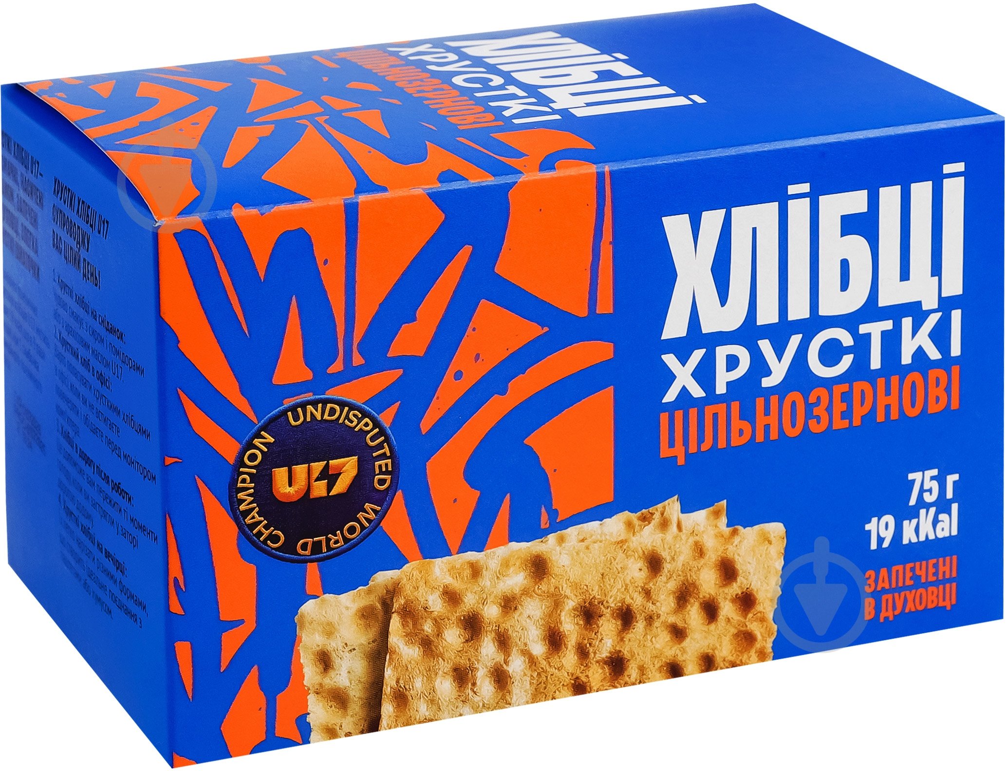 Хлебцы цельнозерновые 75г ТМ U17 - фото 2 Хлебцы цельнозерновые 75г ТМ U17 - фото 2