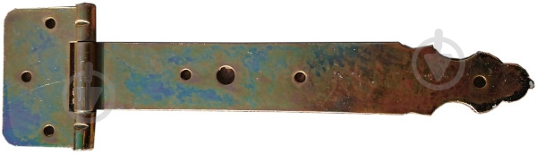 Петля Стрела фигурная 300мм желтый цинк универсальная - фото 1 Петля Стрела фигурная 300мм желтый цинк универсальная - фото 1