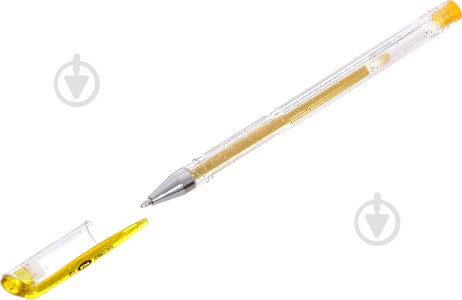 Ручка гелевая VGR GG-0165-R желтая - фото 2