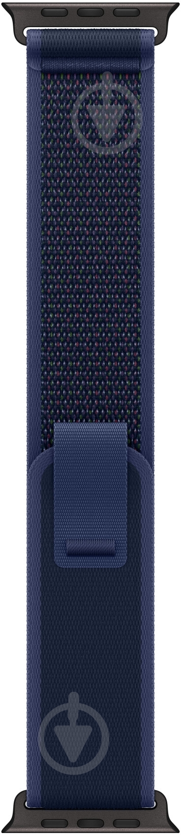 Ремінець Apple 49mm Blue Trail Loop - S/M - Black Titanium Finish (MYQ73ZM/A) - фото 1