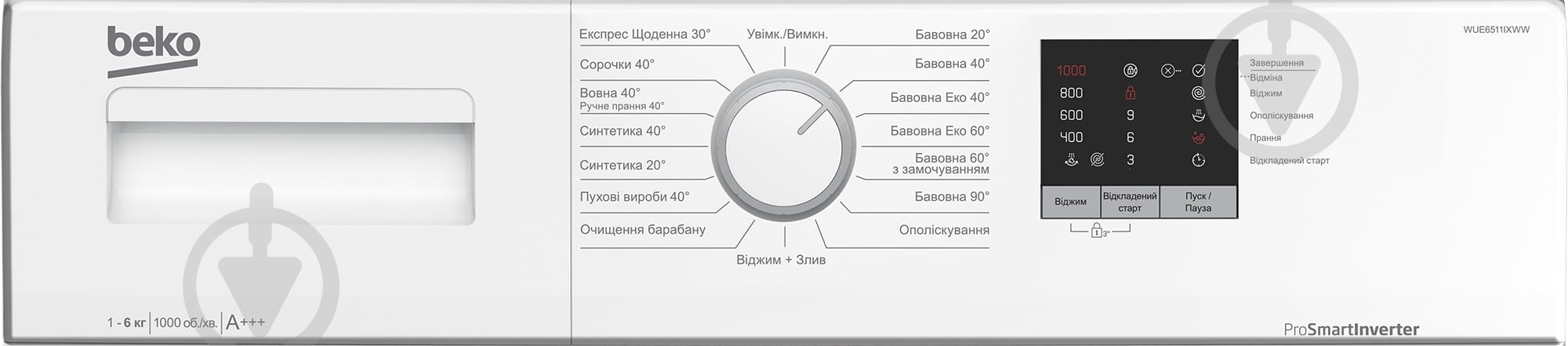 ВИТРИНА! Стиральная машина Beko WUE6511IXWW - фото 4