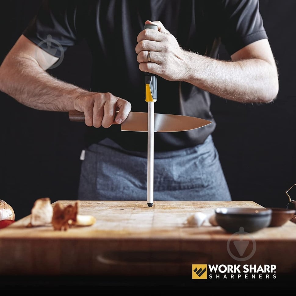 Мусат Work Sharp керамический Ceramic Kitchen Honing Rod WSKTNCHR-I - фото 4 Мусат Work Sharp керамический Ceramic Kitchen Honing Rod WSKTNCHR-I - фото 4