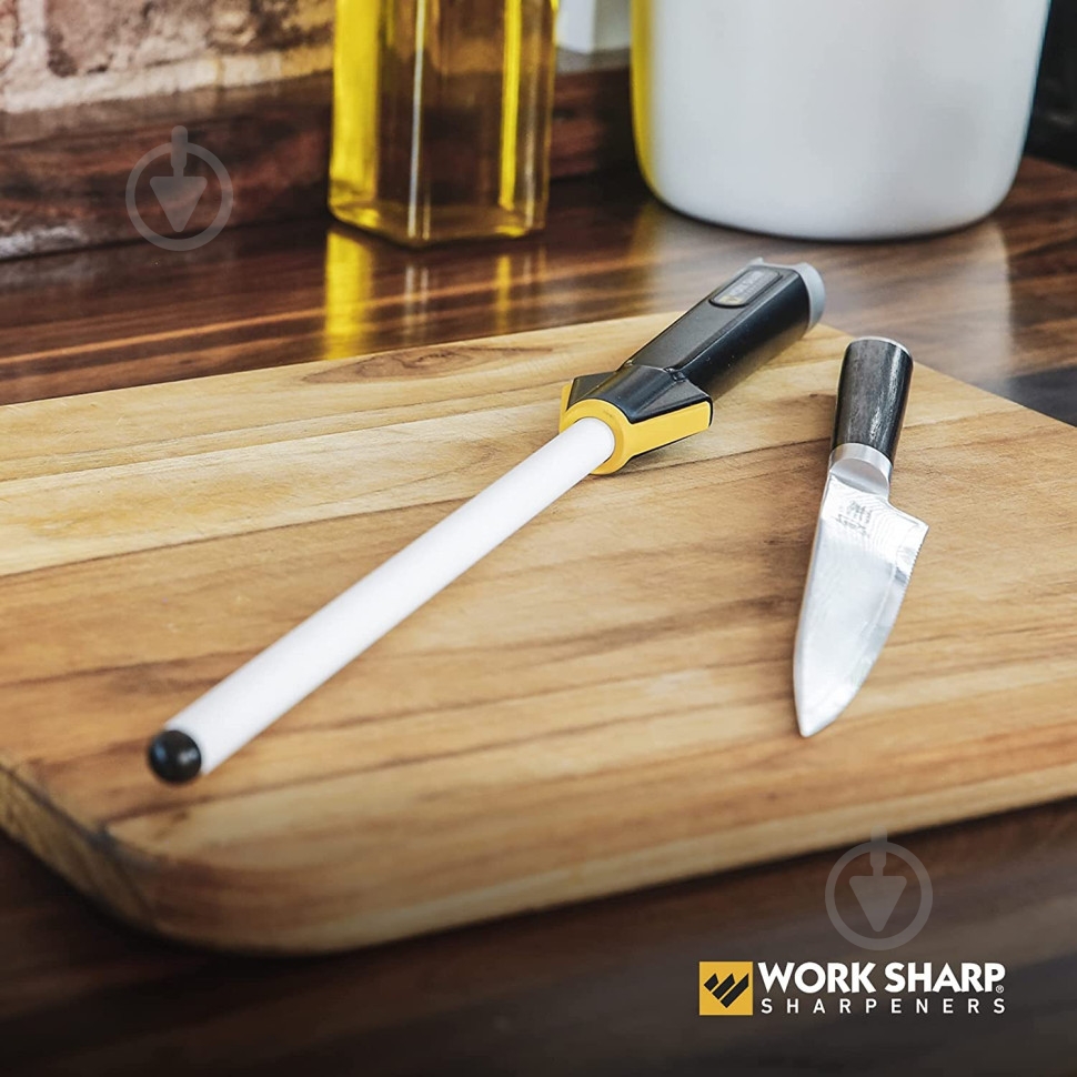 Мусат Work Sharp керамический Ceramic Kitchen Honing Rod WSKTNCHR-I - фото 2 Мусат Work Sharp керамический Ceramic Kitchen Honing Rod WSKTNCHR-I - фото 2