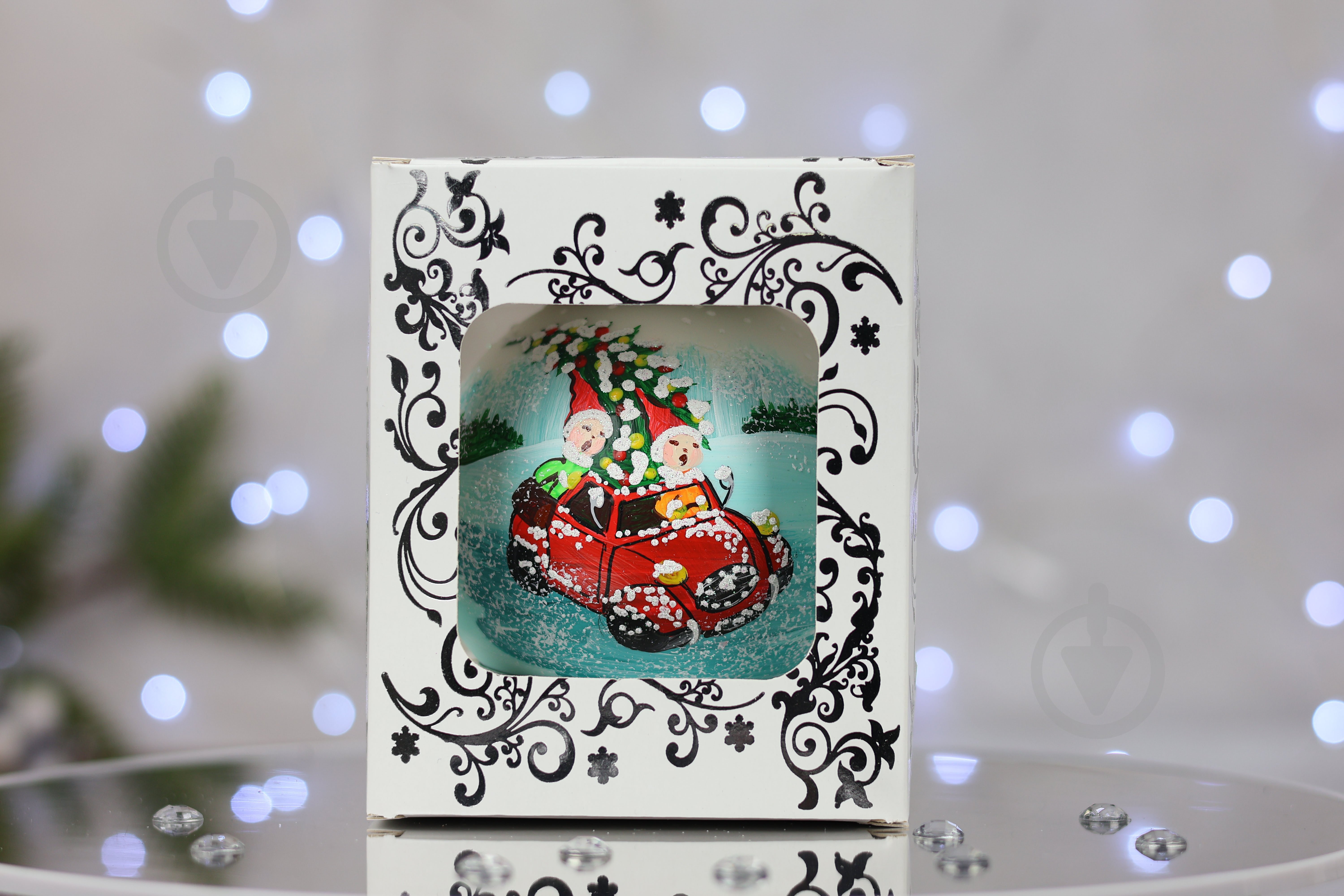 Шар елочный На встречу Новому году d 100 мм белый 4820001112740 - фото 6 Шар елочный На встречу Новому году d 100 мм белый 4820001112740 - фото 6