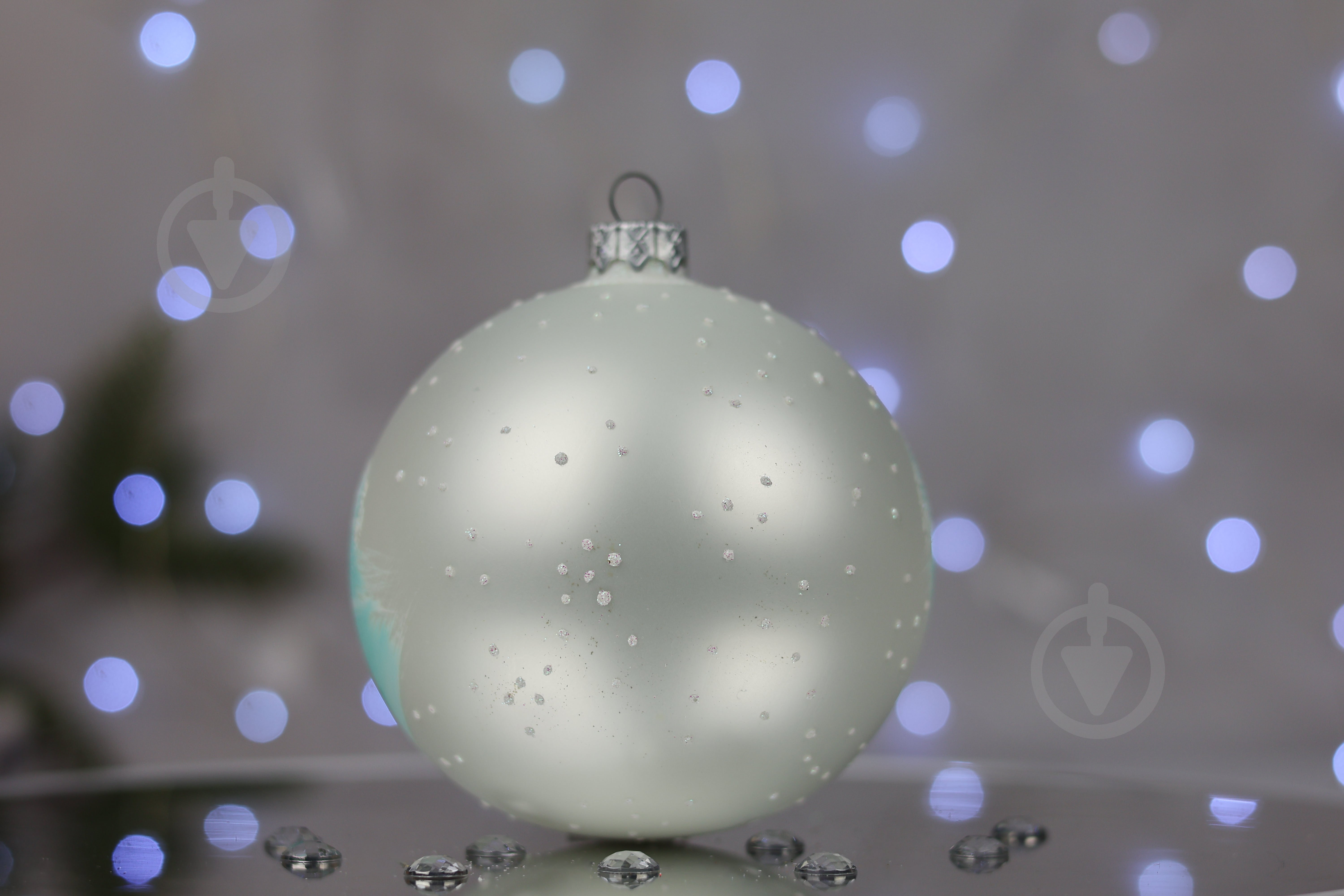 Шар елочный На встречу Новому году d 100 мм белый 4820001112740 - фото 4 Шар елочный На встречу Новому году d 100 мм белый 4820001112740 - фото 4