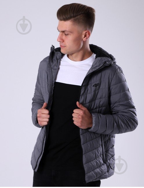 Куртка мужская зимняя 4F H4Z20-KUMP004-24M р.XL серая - фото 7 Куртка мужская зимняя 4F H4Z20-KUMP004-24M р.XL серая - фото 7