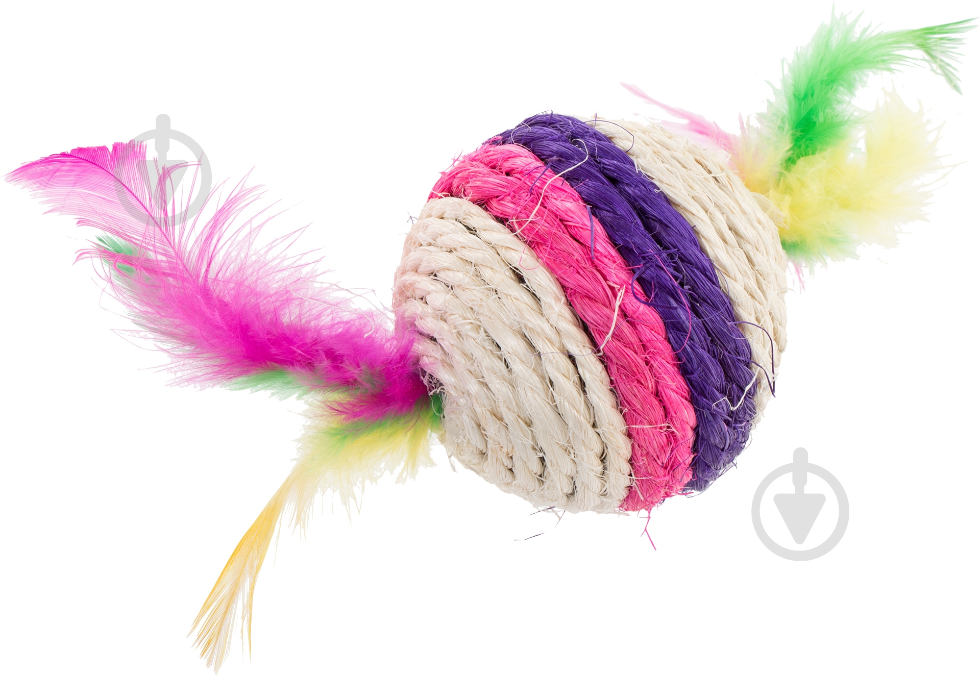 Игрушка для котов Lilli Pet Мяч Bon-Bon d7 см разноцветный (20-7446) - фото 1