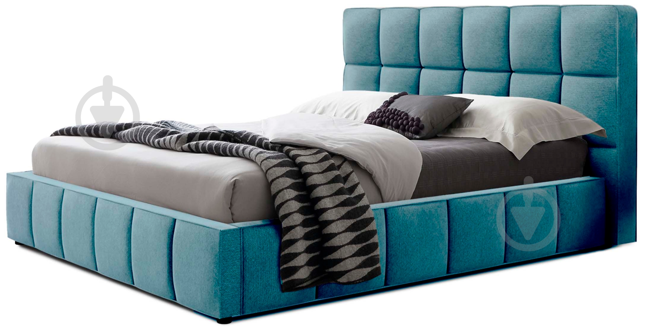 Кровать Green Sofa Техас-1 Флорида Ocean 180x200 см - фото 1