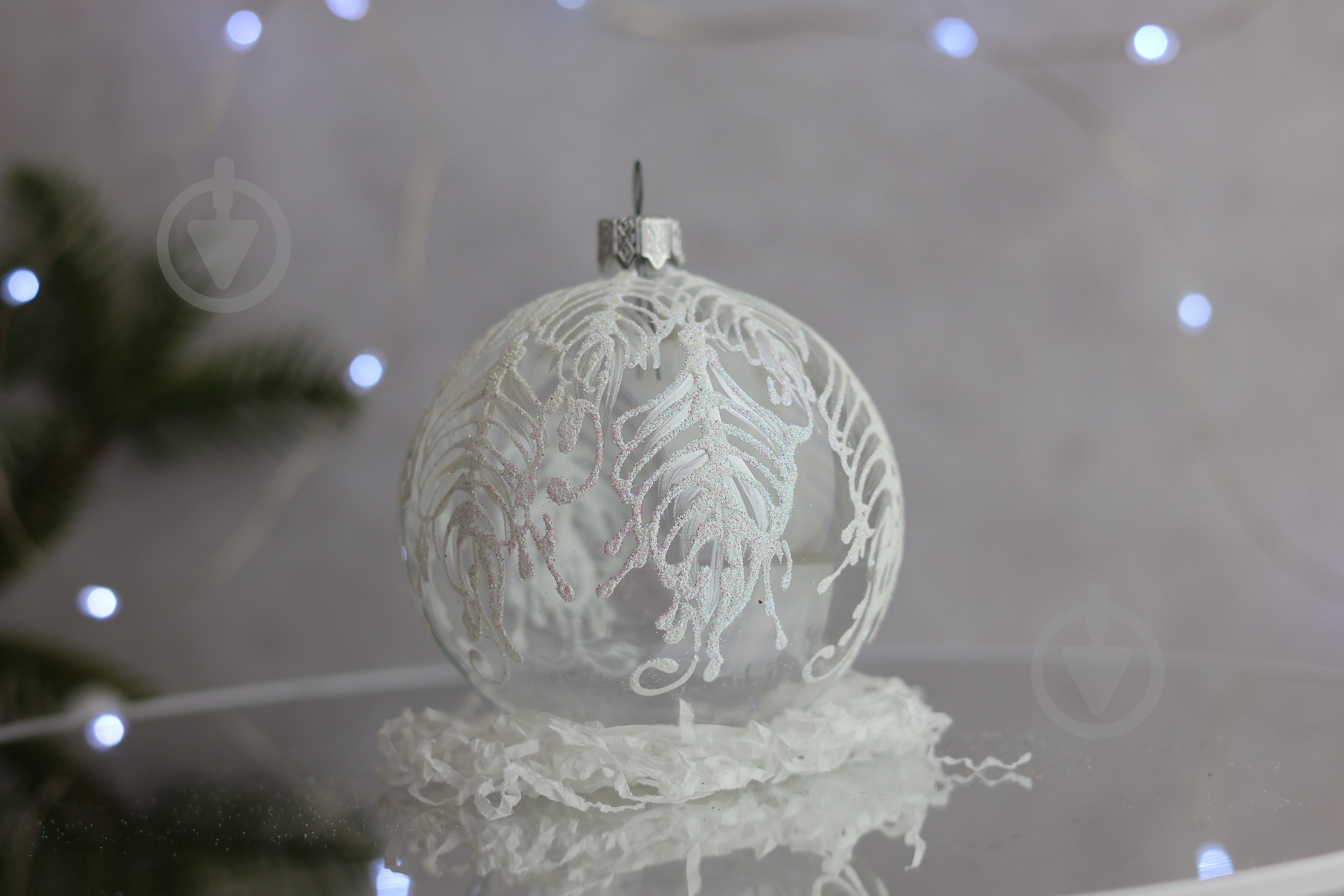 Куля ялинкова Фенікс d 85 мм прозорий 4820001060959 - фото 3