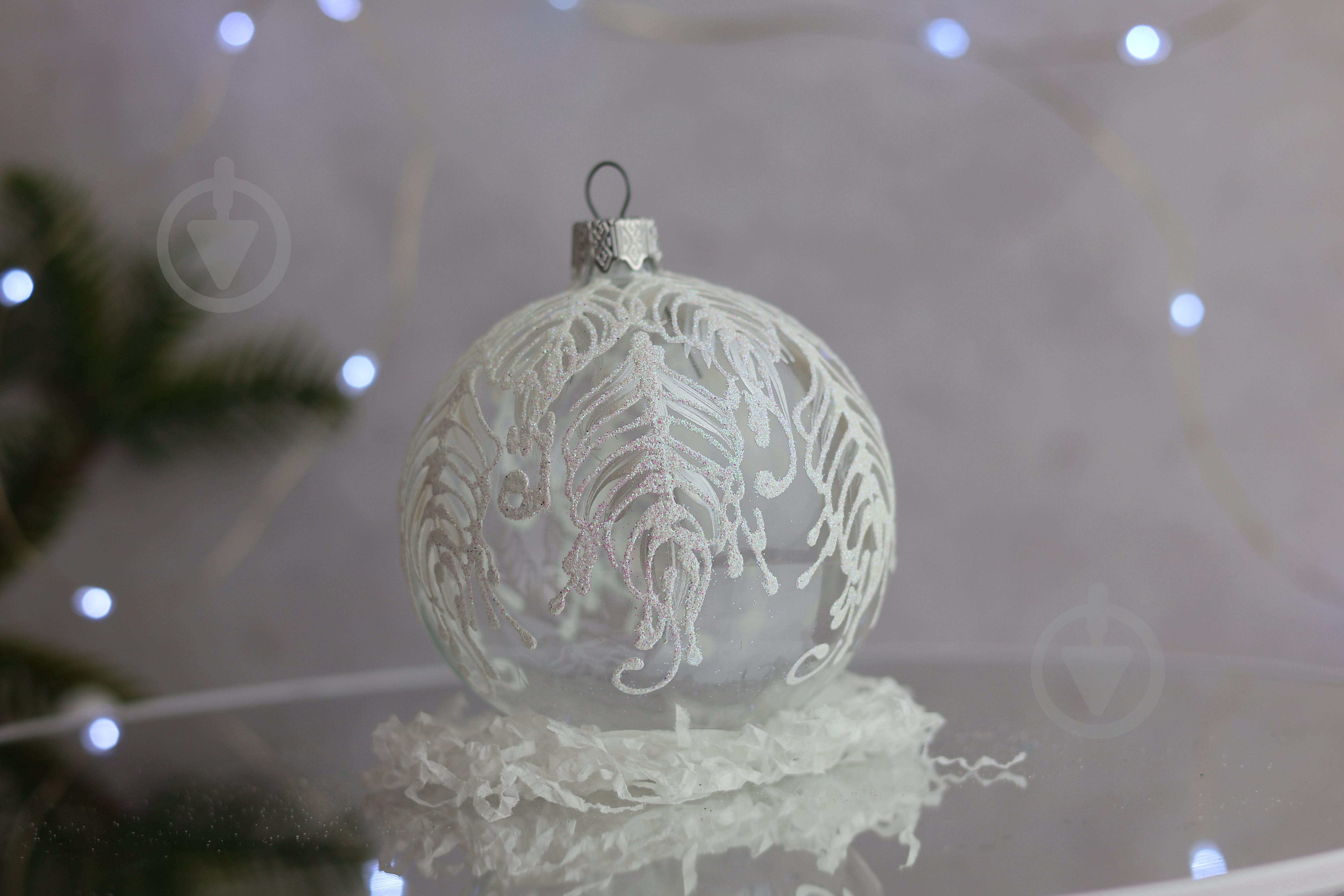 Куля ялинкова Фенікс d 85 мм прозорий 4820001060959 - фото 4