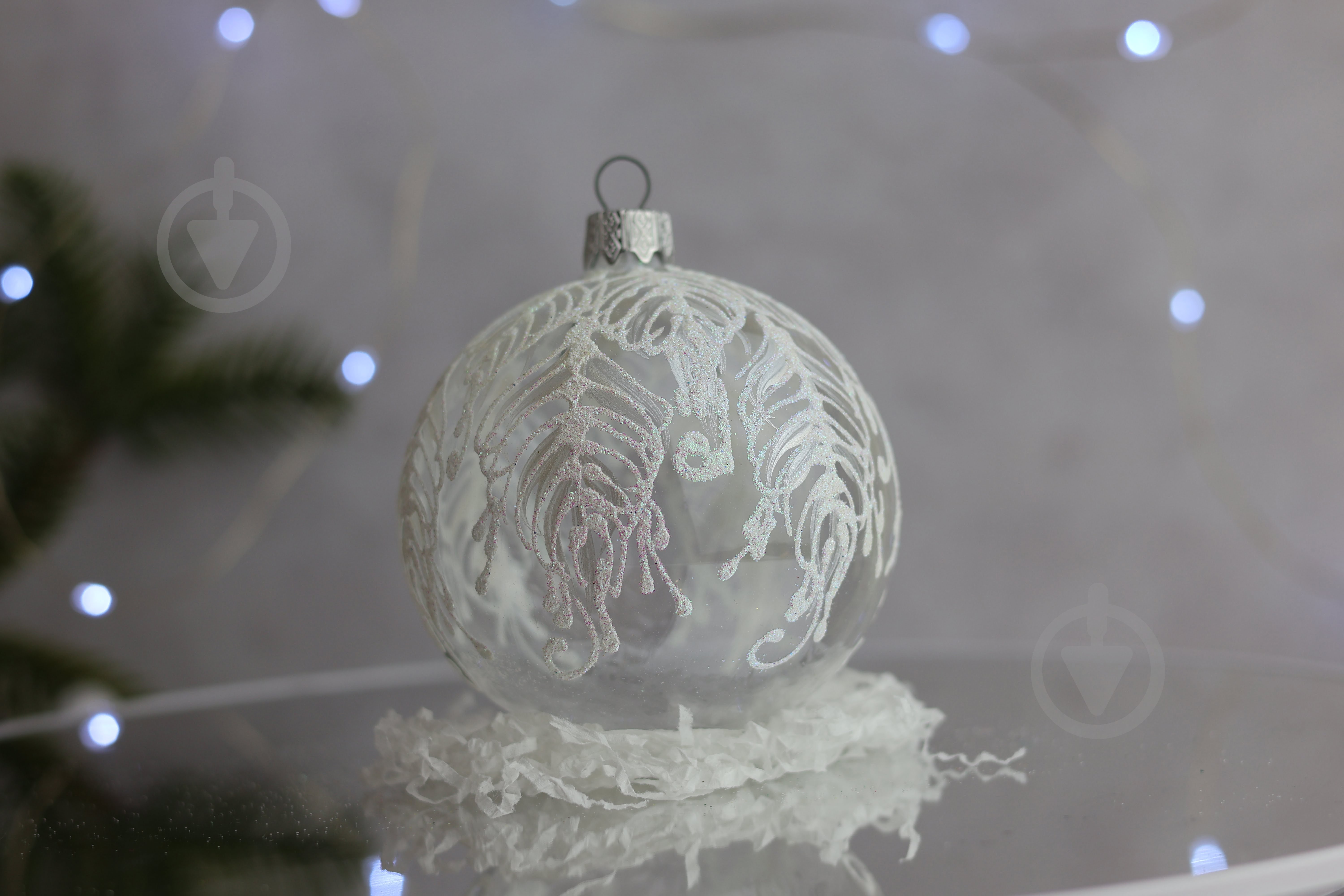 Куля ялинкова Фенікс d 85 мм прозорий 4820001060959 - фото 5