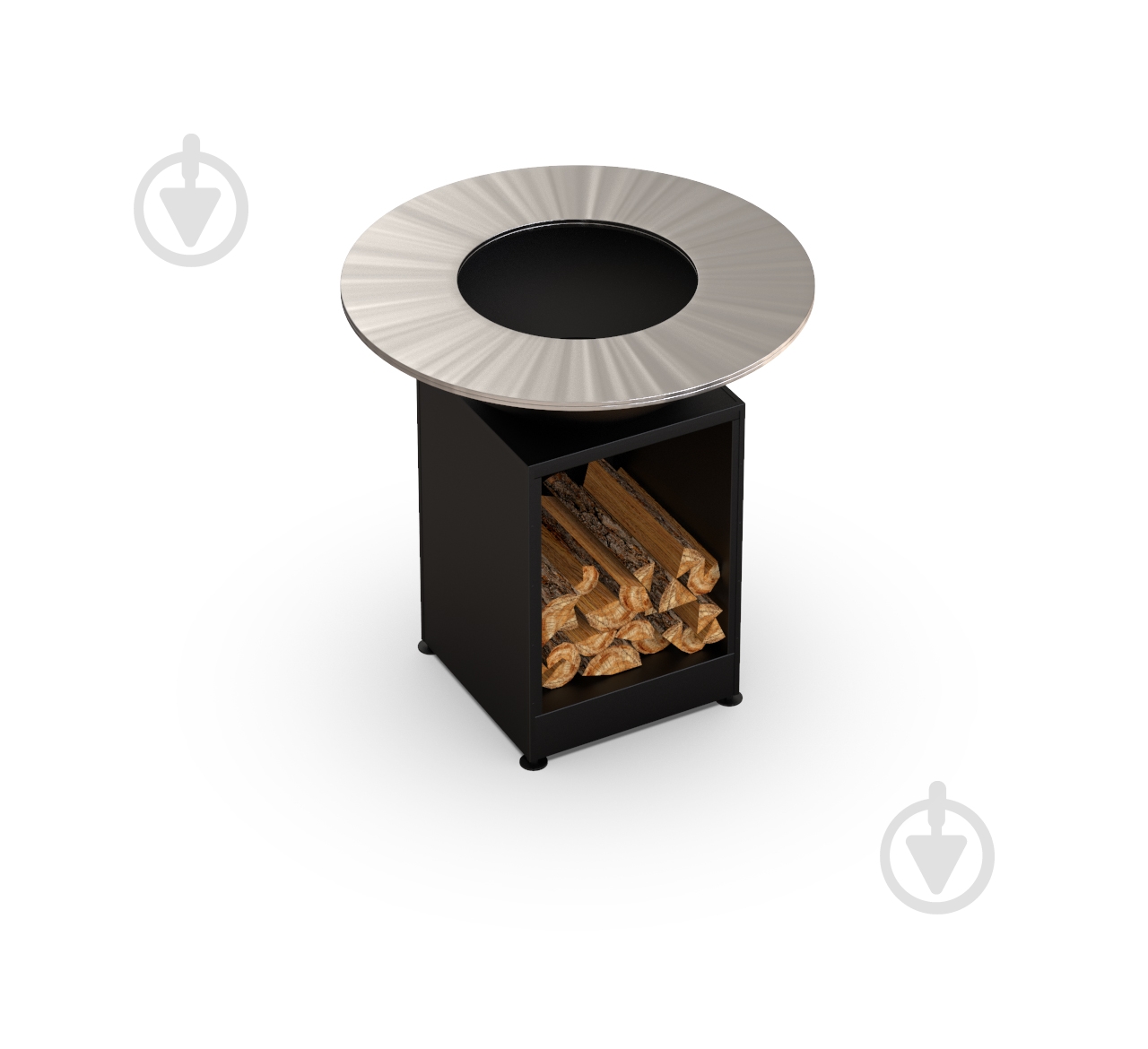 Мангал-барбекю HollaGrill Open Black - фото 2