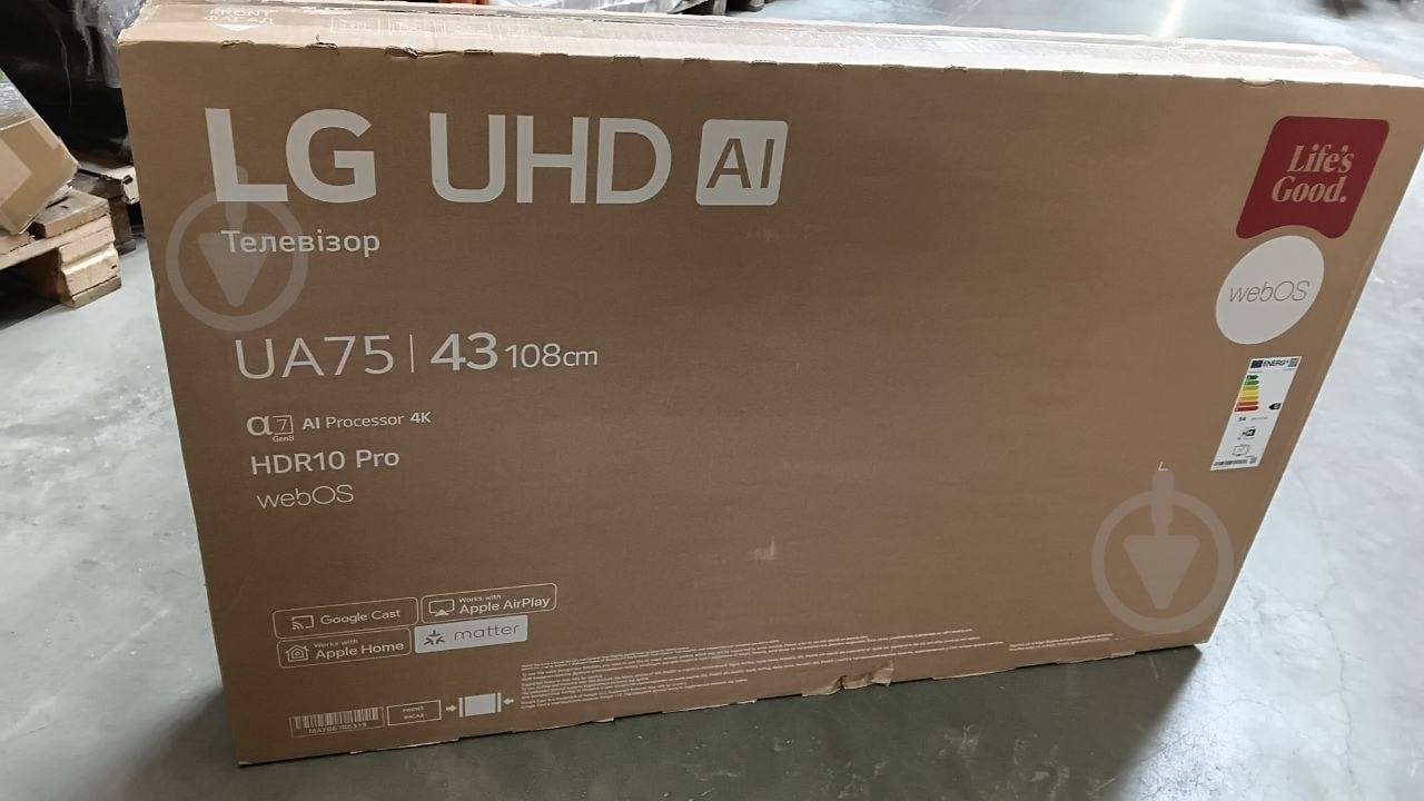 УЦІНКА! Телевізор LG 43UA75006LA (УЦ №3798) - фото 26 УЦІНКА! Телевізор LG 43UA75006LA (УЦ №3798) - фото 26