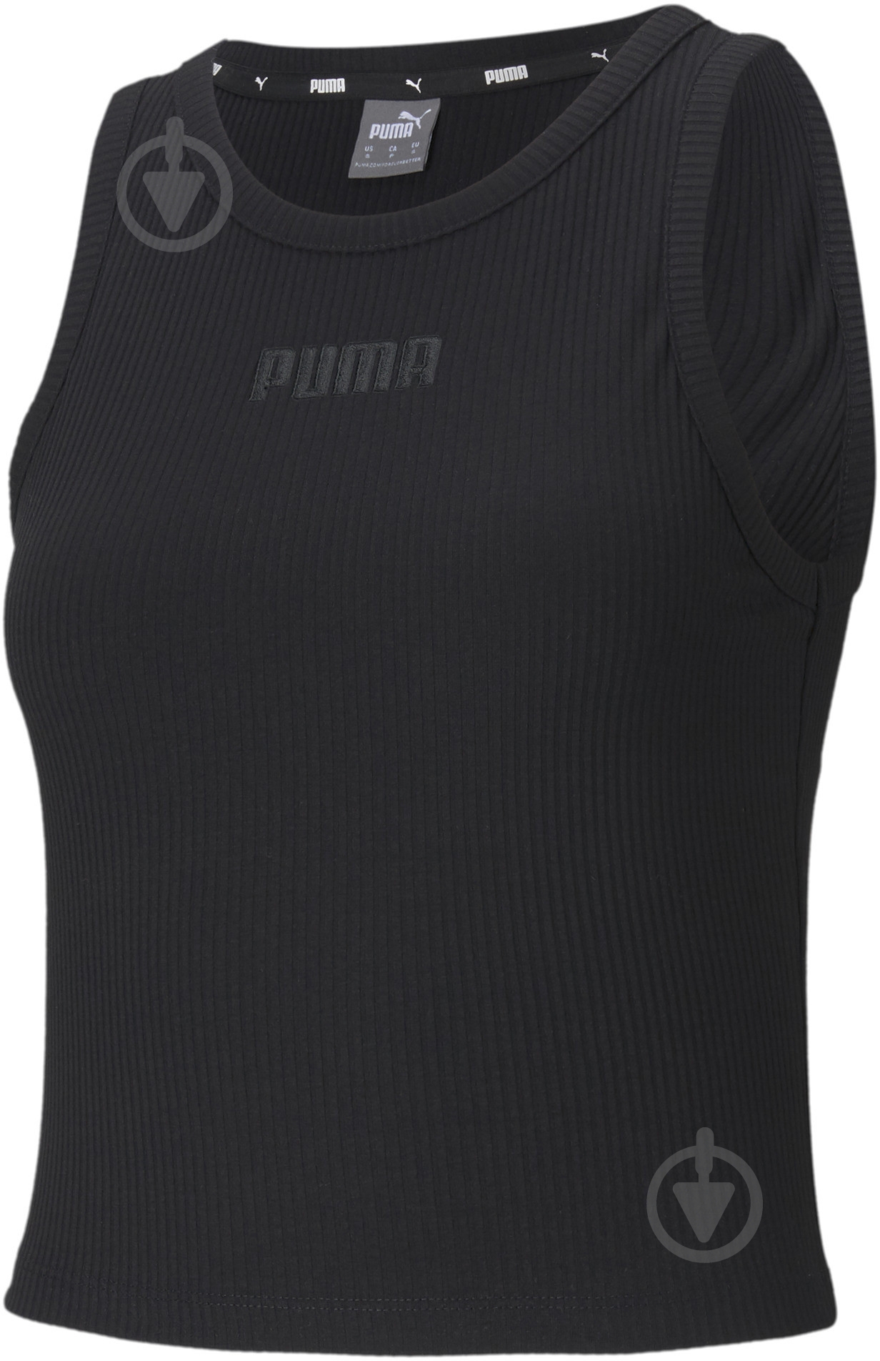 Майка Puma Modern Basics Ribbed Tank 58593101 р.M черный - фото 2 Майка Puma Modern Basics Ribbed Tank 58593101 р.M черный - фото 2