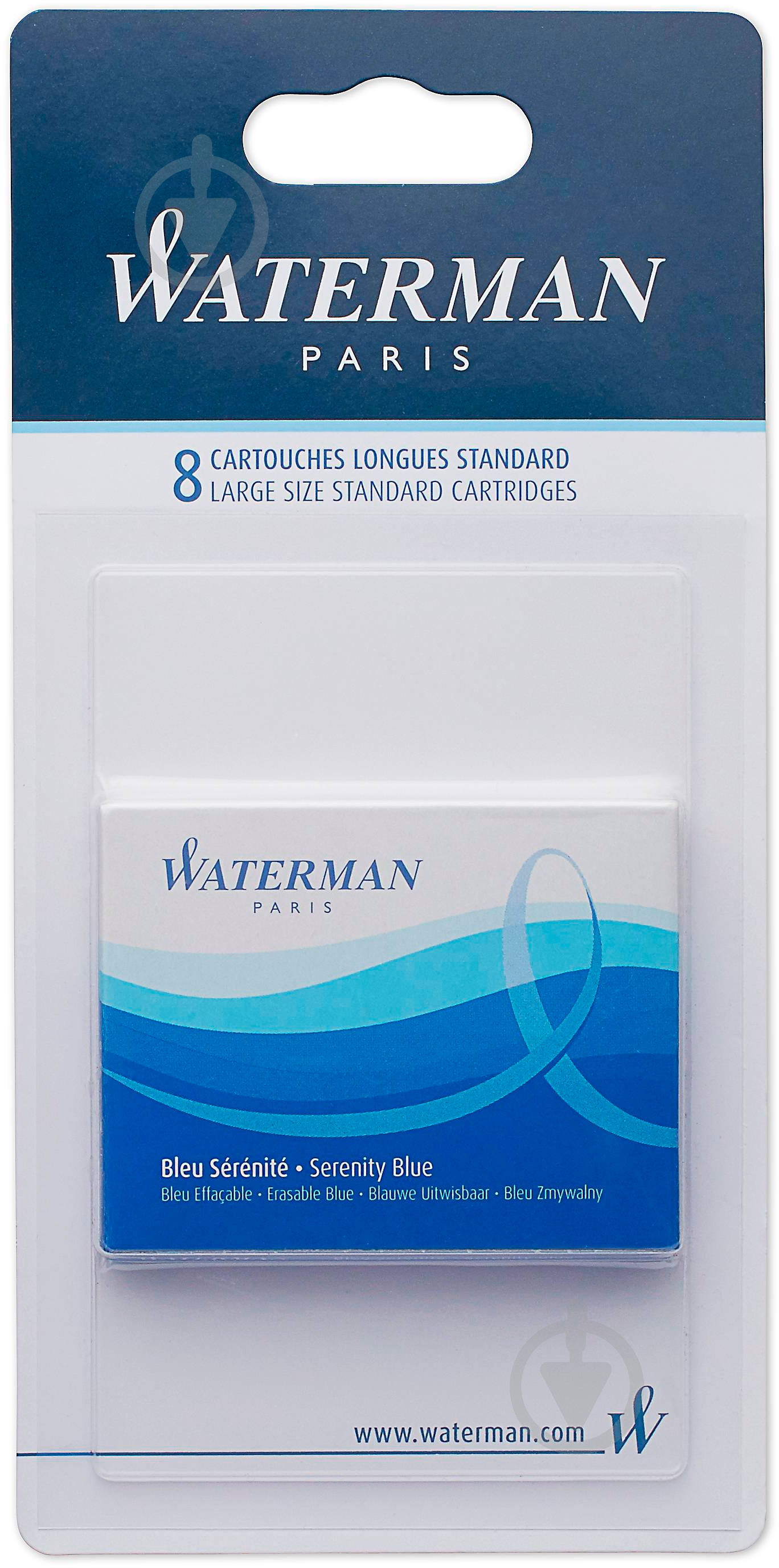 Набор картриджей синий 52 002 Waterman 8 шт. - фото 3