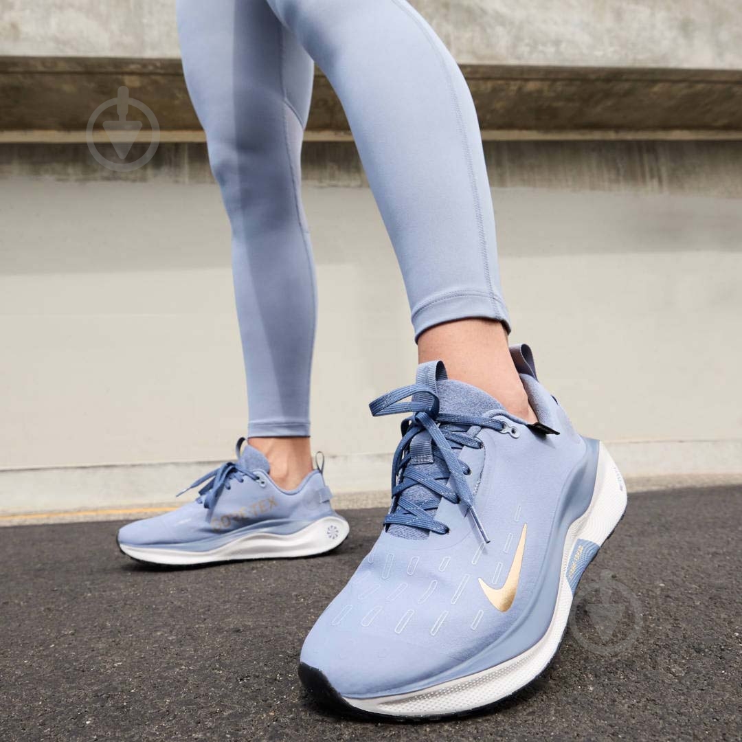 Кросівки жіночі демісезонні Nike INFINITY RUN 4 REACTX GORE-TEX FB2197-400 р.40 блакитні - фото 13 Кросівки жіночі демісезонні Nike INFINITY RUN 4 REACTX GORE-TEX FB2197-400 р.40 блакитні - фото 13
