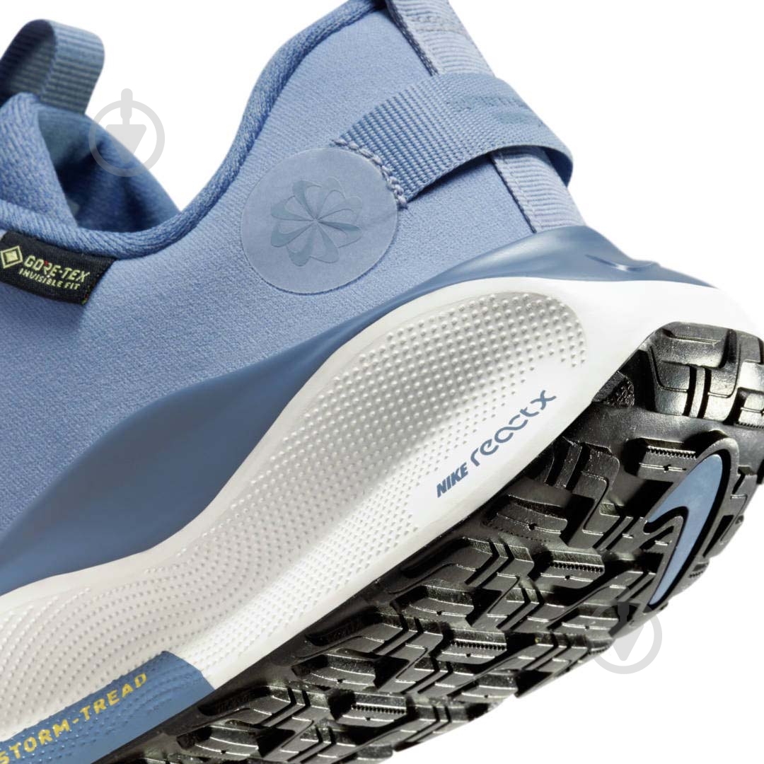 Кросівки жіночі демісезонні Nike INFINITY RUN 4 REACTX GORE-TEX FB2197-400 р.40 блакитні - фото 8 Кросівки жіночі демісезонні Nike INFINITY RUN 4 REACTX GORE-TEX FB2197-400 р.40 блакитні - фото 8