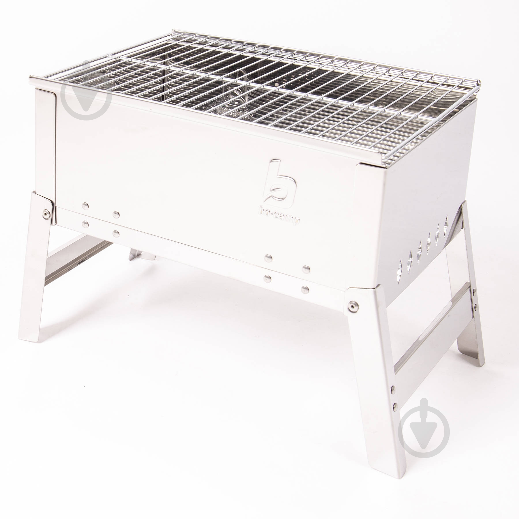 Гриль вугільний Bo-Camp Compact Delux Silver (8108360) - фото 1