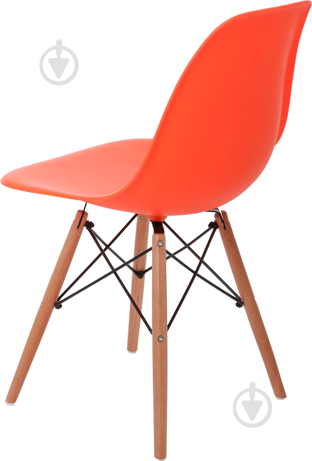 Стул обеденный АС-016W оранжевый бук/оранжевый - фото 3