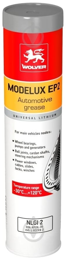Смазка литиевая Wolver Modelux EP2 400 мл - фото 1