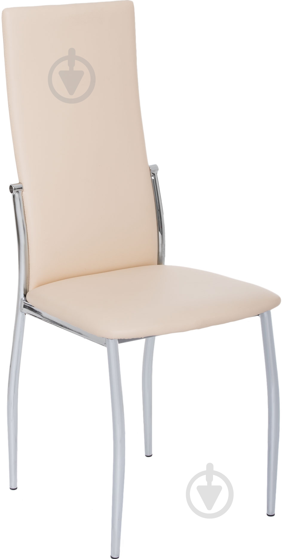 Стілець обідній Memorу chrome хром/молочний - фото 1