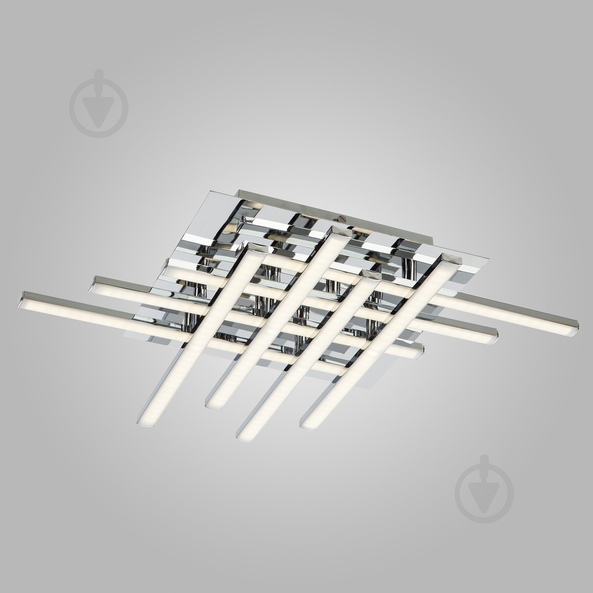 Люстра світлодіодна Strotskis Hi-Tech 48 Вт LED-модуль хром 90020/8 - фото 2