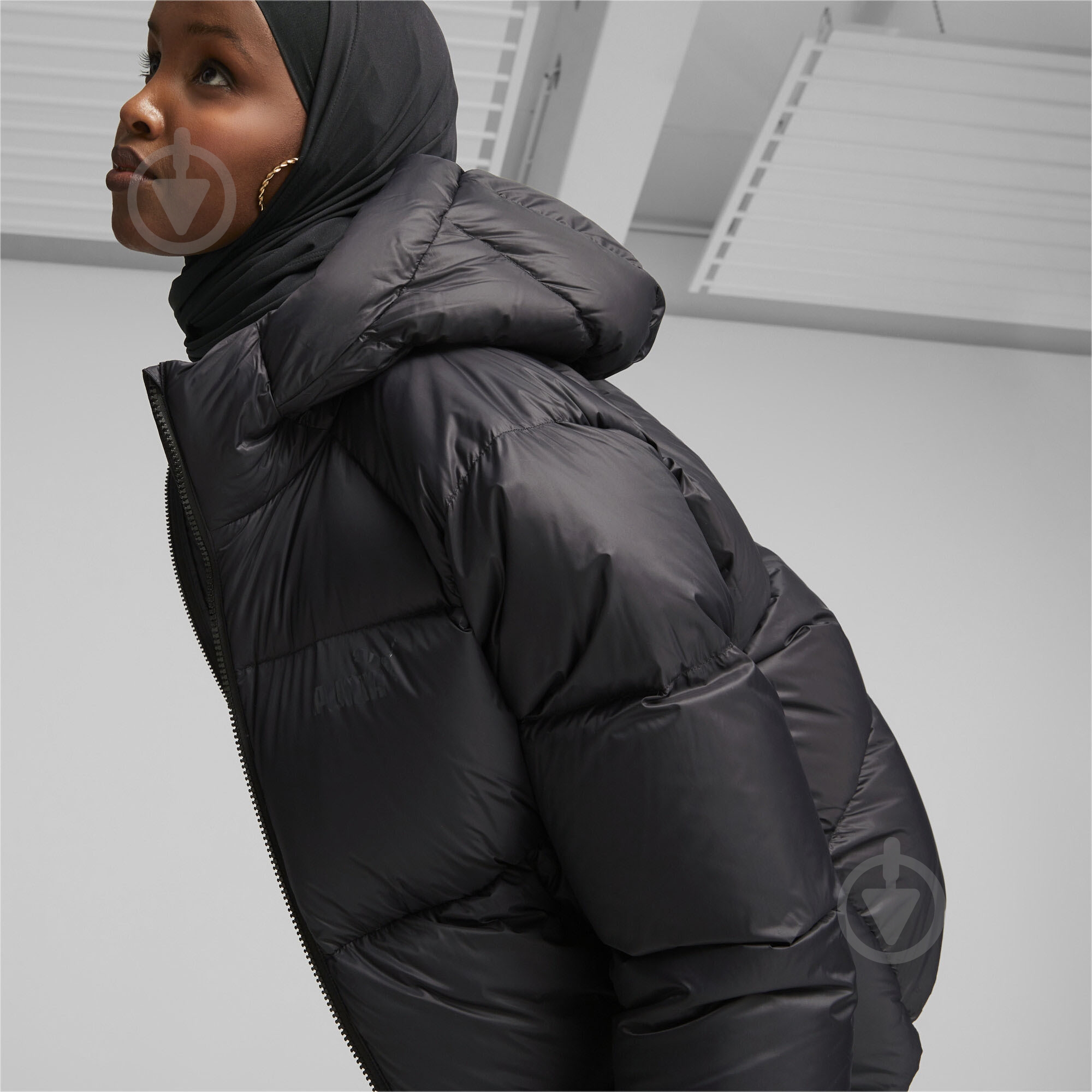 Пуховик Puma HOODED ULTRA DOWN PUFFER JACKET 67536901 р.L черный - фото 5