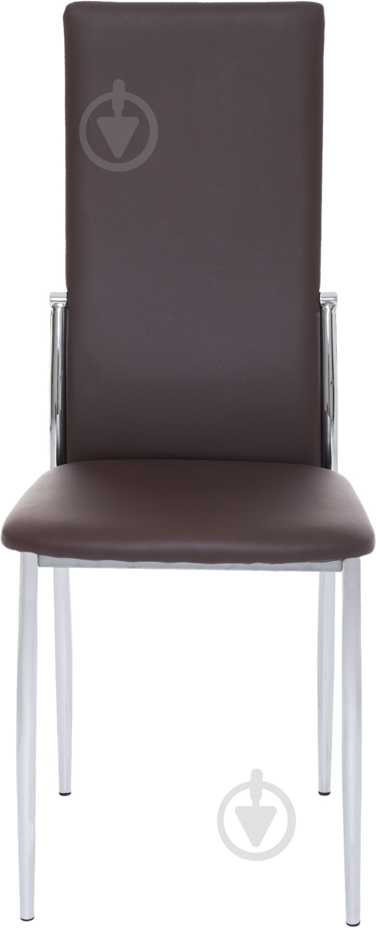 Стул обеденный Memorу chrome хром/шоколад - фото 2