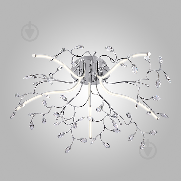 Люстра светодиодная Strotskis Claudia 36 Вт LED-модуль хром 90036/5 - фото 1