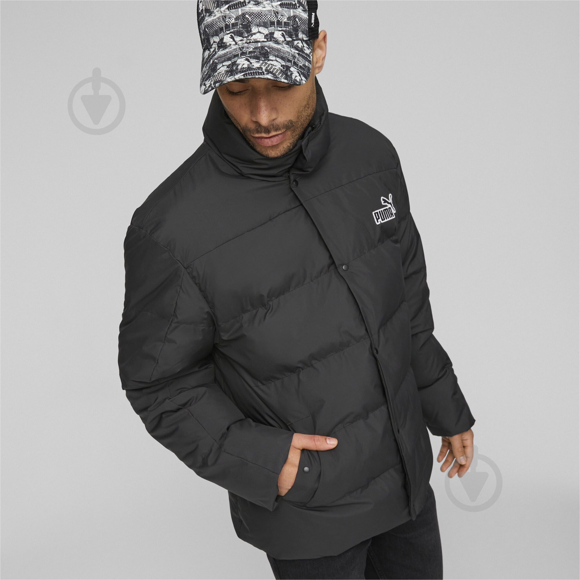 Куртка мужская зимняя Puma BETTER POLYBALL PUFFER 67537601 р.S черная - фото 5