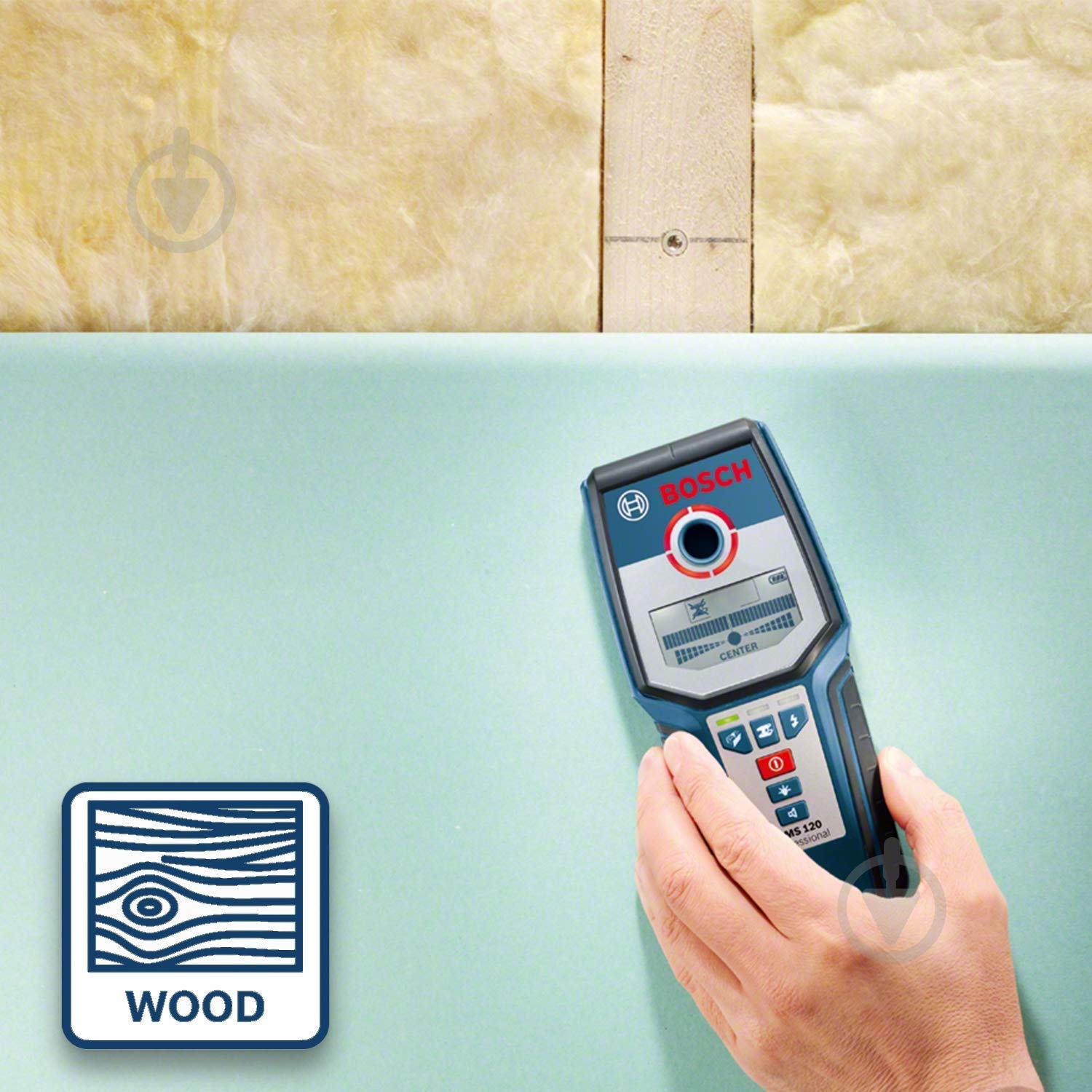 Детектор Bosch GMS 120 Professional + м'яч Adidas - фото 7