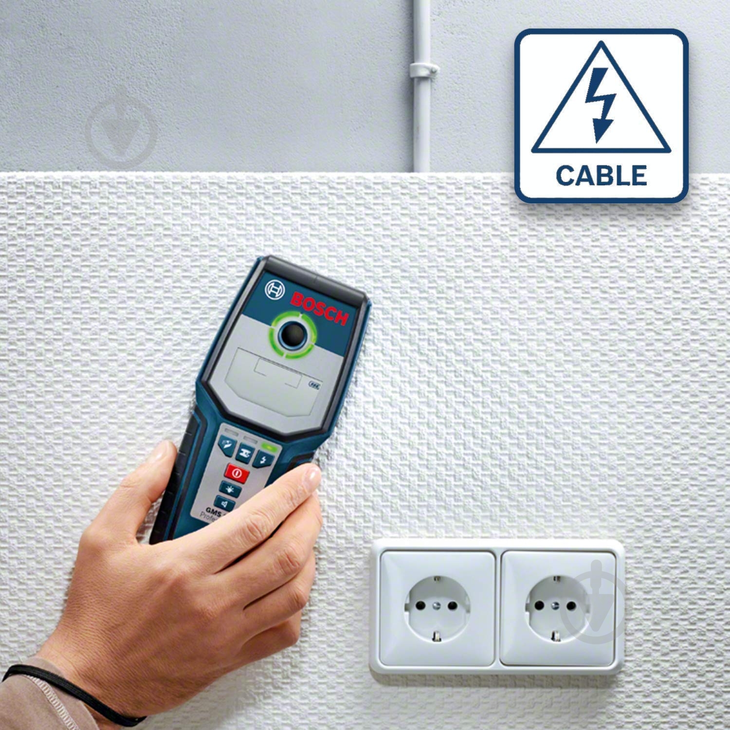 Детектор Bosch GMS 120 Professional + м'яч Adidas - фото 5