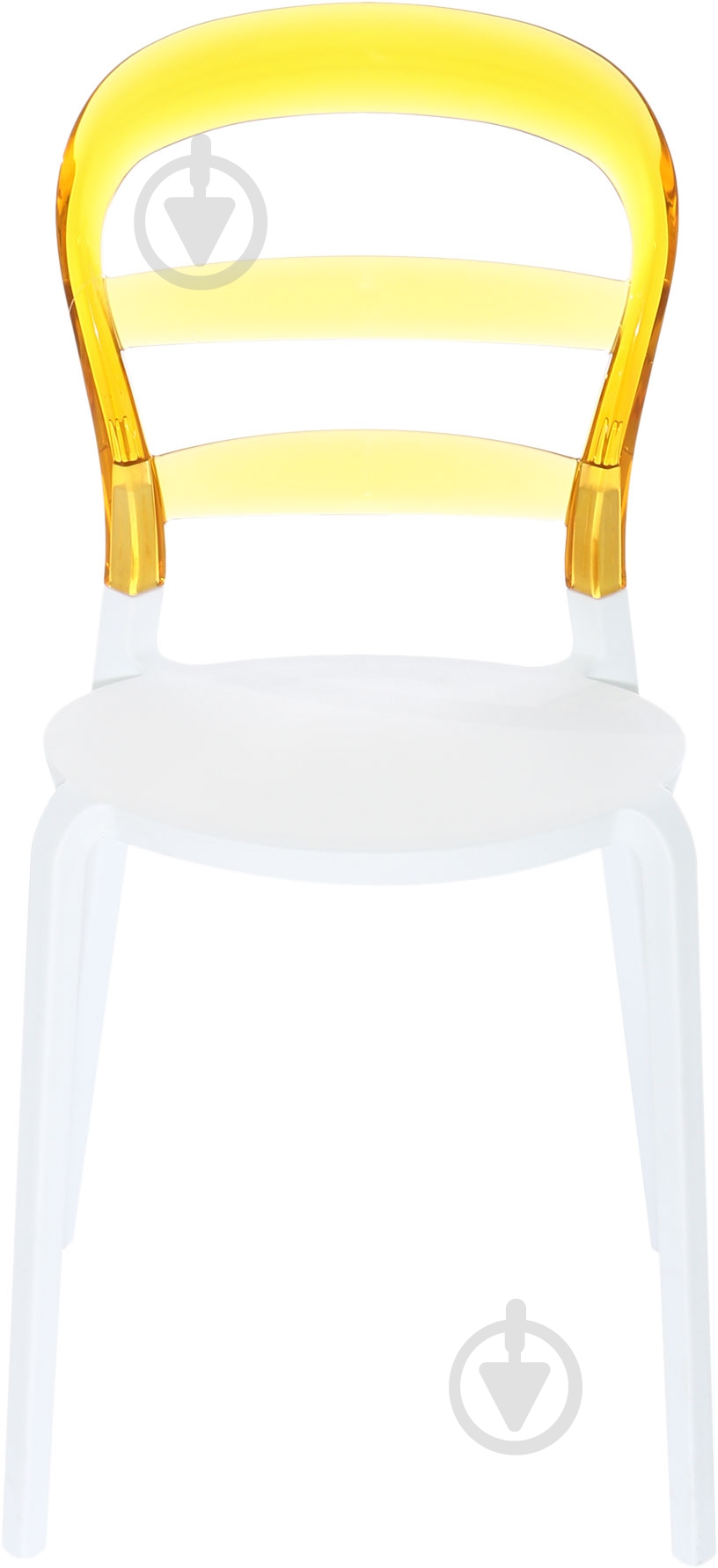 Стул обеденный АС-070 белый с желтым белыйжелтый/белыйжелтый - фото 2 Стул обеденный АС-070 белый с желтым белыйжелтый/белыйжелтый - фото 2