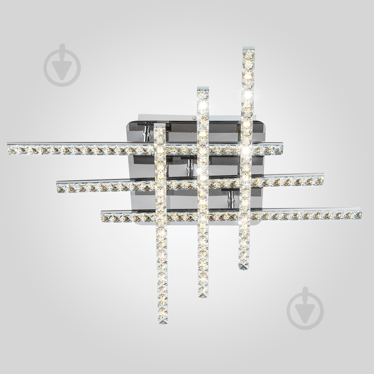 Люстра світлодіодна Strotskis Vector 48 Вт LED-модуль хром 90041/6 - фото 2