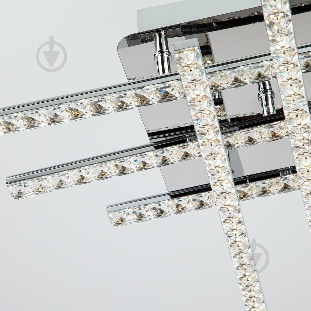 Люстра світлодіодна Strotskis Vector 48 Вт LED-модуль хром 90041/6 - фото 3
