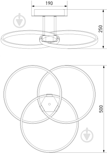 Люстра светодиодная Strotskis Energy 54 Вт LED-модуль хром 90044/3 - фото 4 Люстра светодиодная Strotskis Energy 54 Вт LED-модуль хром 90044/3 - фото 4