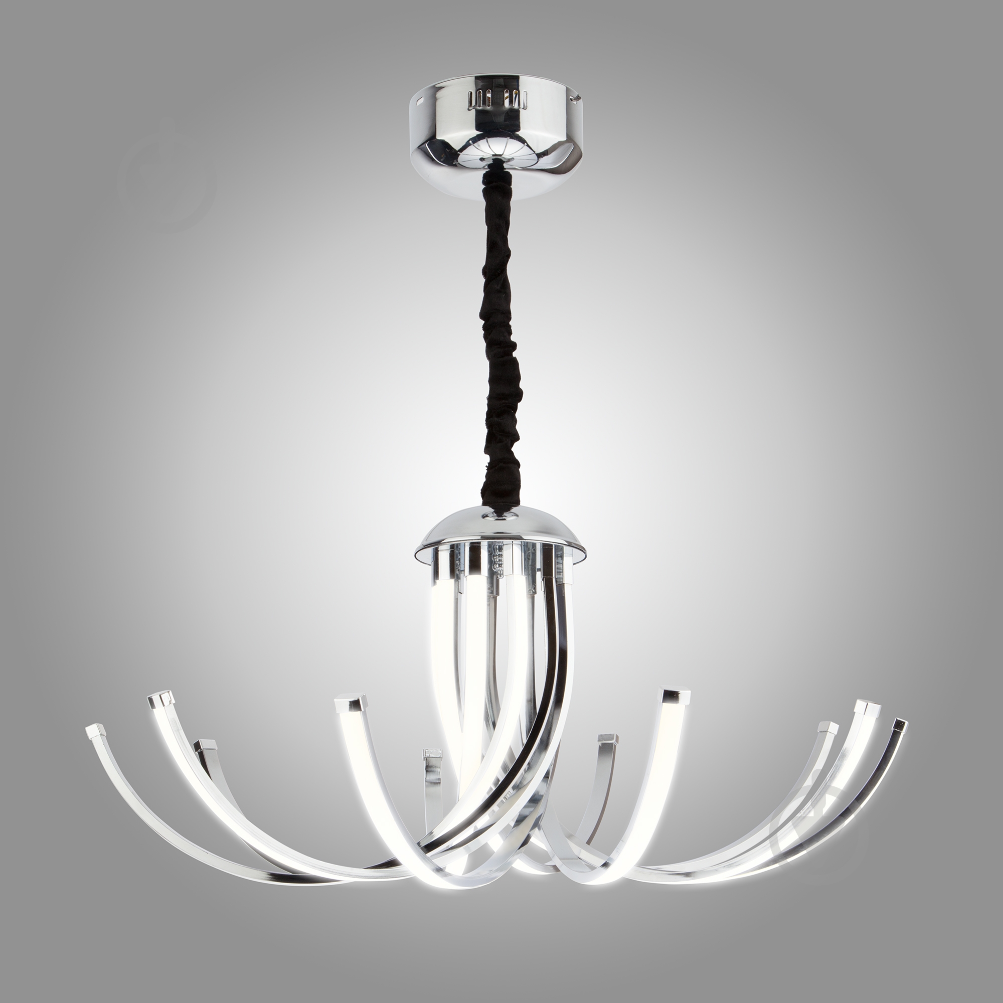 Люстра светодиодная Strotskis Irving 60 Вт LED-модуль хром 90047/10 - фото 1