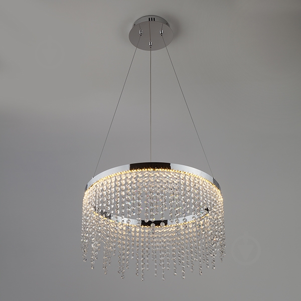 Люстра светодиодная Strotskis Royal 30 Вт LED-модуль хром 90050/1 - фото 2
