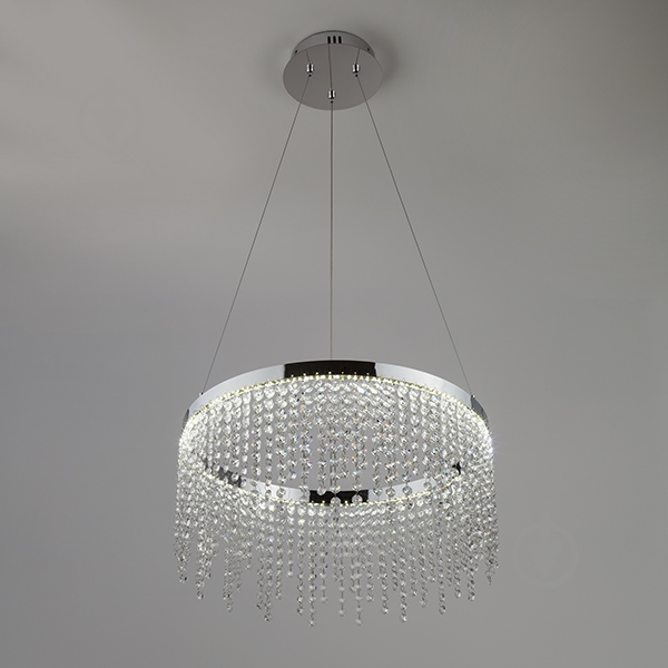 Люстра светодиодная Strotskis Royal 30 Вт LED-модуль хром 90050/1 - фото 1