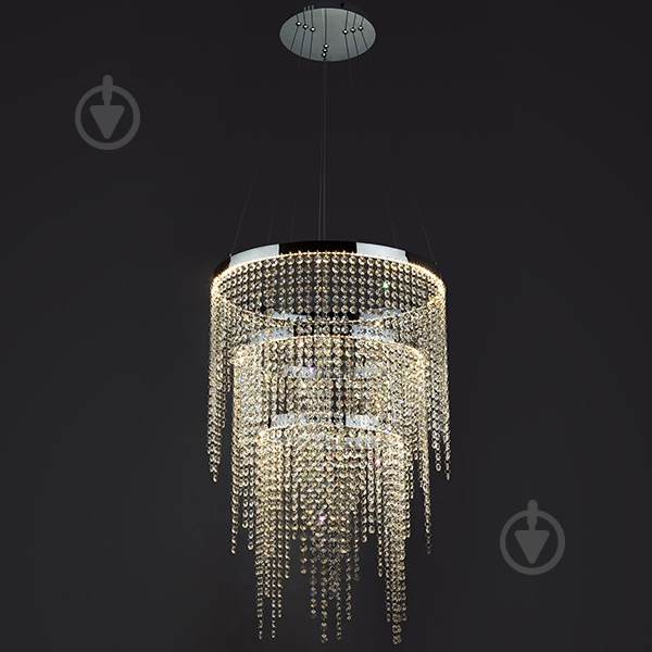 Люстра светодиодная Strotskis Royal 72 Вт LED-модуль хром 90050/3 - фото 1