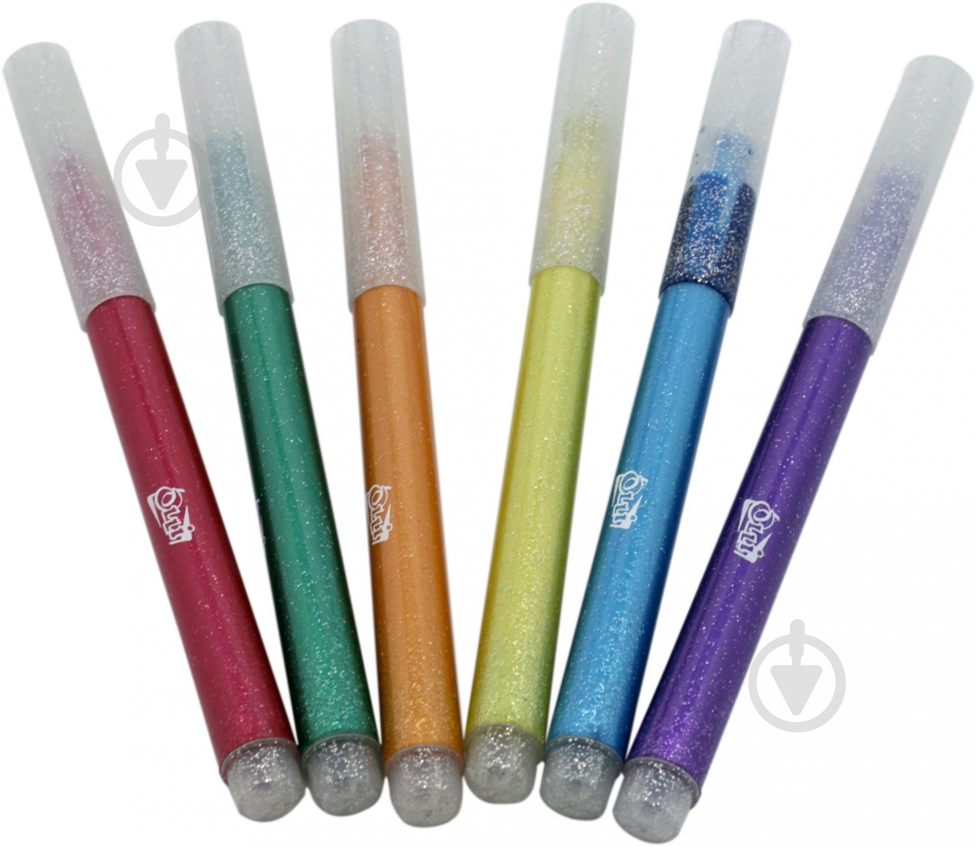 Фломастеры Glitter 6 шт 540198 Olli - фото 1 Фломастеры Glitter 6 шт 540198 Olli - фото 1
