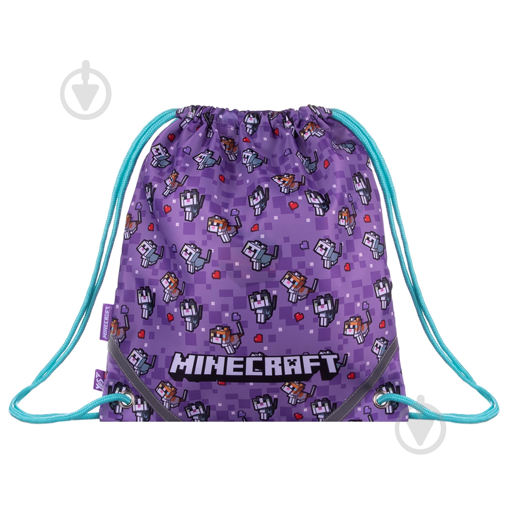 Сумка для взуття YES SB-10 Minecraft Pinky (550092) - фото 2 Сумка для взуття YES SB-10 Minecraft Pinky (550092) - фото 2
