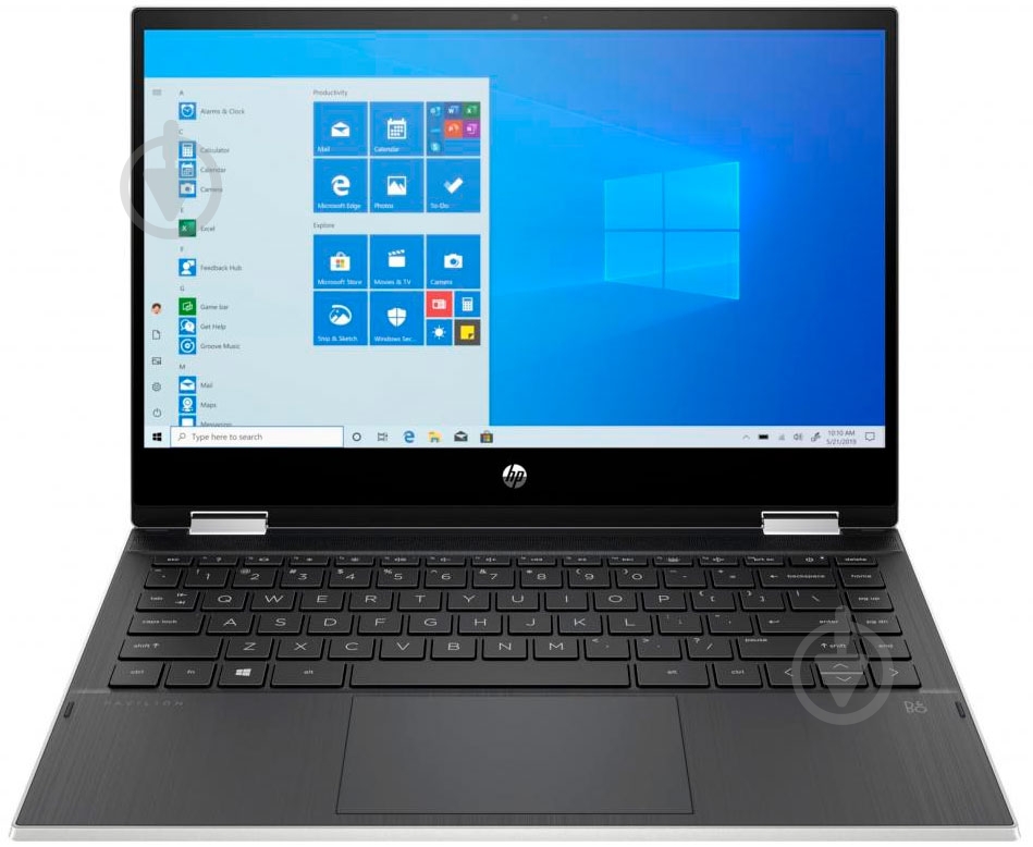 Ноутбук HP Pavilion x360 14" (1S7N9EA) silver - фото 1 Ноутбук HP Pavilion x360 14" (1S7N9EA) silver - фото 1