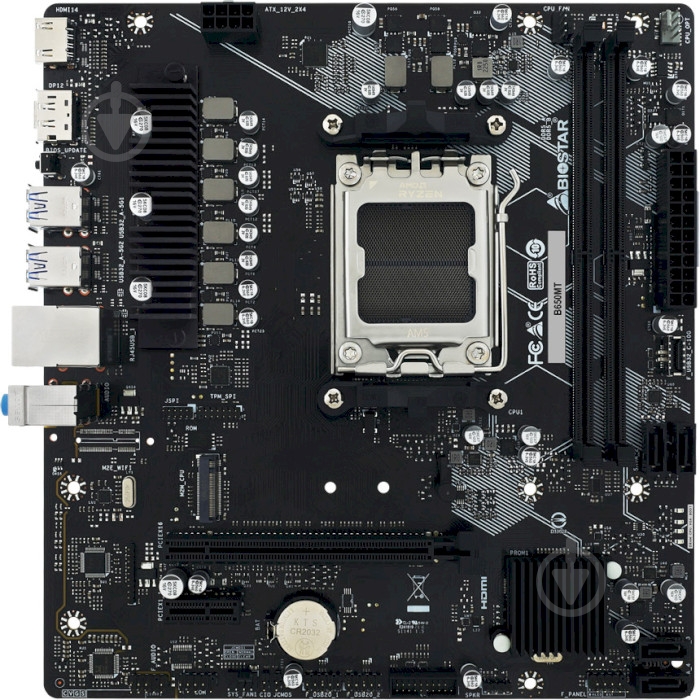 Материнская плата Biostar B650MT (Socket AM5, AMD B650, micro ATX) - фото 1