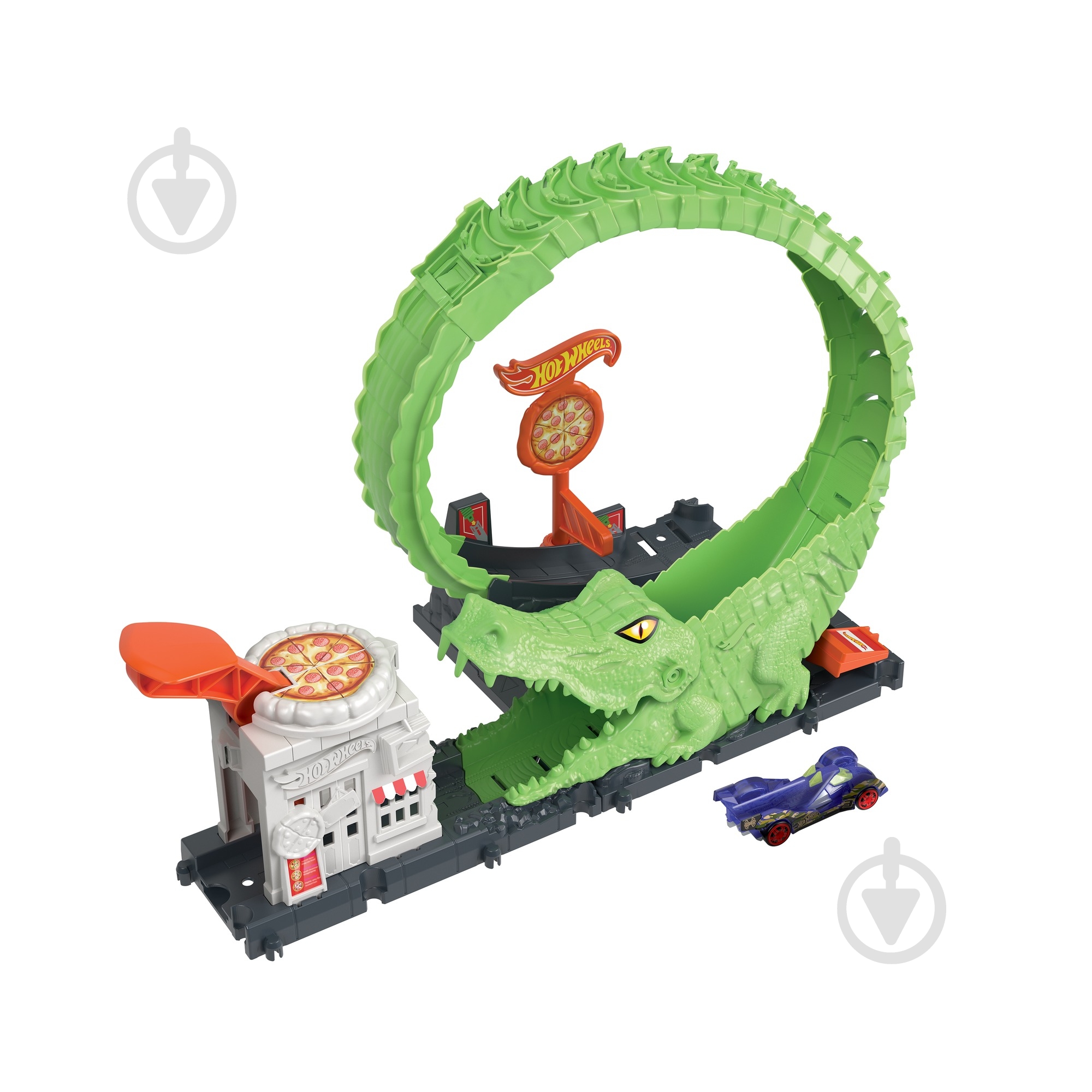Игровой набор Hot Wheels Атака аллигатора HKX39 - фото 1